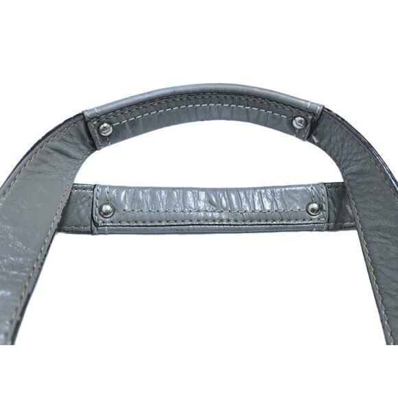 Coach Penelope Signature Jacquard Shoulder Bag Gray Silver F14694 Purse Handbag - Picture 9 of 13